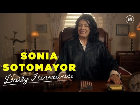 Sonia Sotomayor - Daily Itineraries ft. Melissa Villaseñor