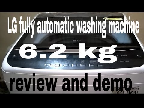 Lg 6.2kg top loading fully automatic washing machine demo