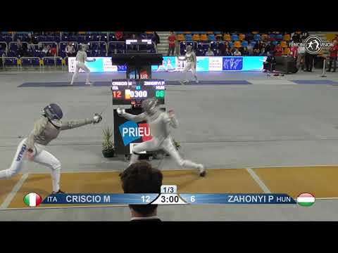 2019 xxx T32 08 F S Individual Orleans FRA WC YELLOW ZAHONYI Petra   HUN   vs CRISCIO Martina   ITA