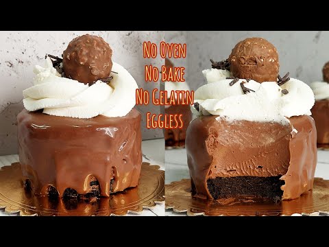 Oreo Chocolate Mousse Cake | No-Bake Chocolate Mousse Cake Recipe