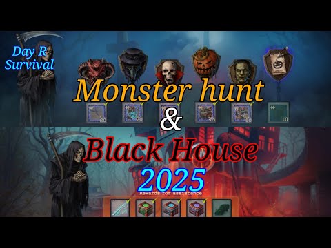 Day R Survival | Monster Hunt & Black House | Halloween Event 2025 🎃 (Melee Only & Solo)
