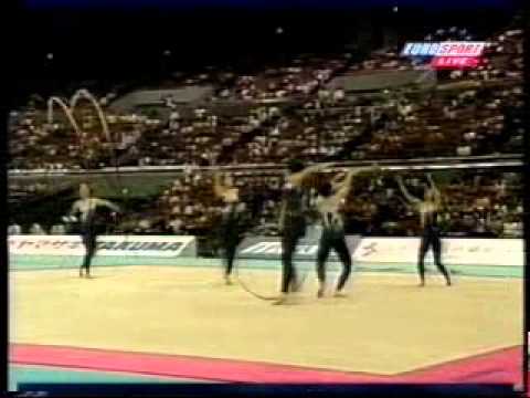 Japan (JPN) 2 Hoops + 3 Ribbons 1999 World Championships Osaka