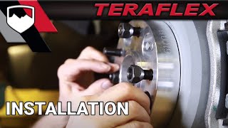 Wheel Offset Adapter Kit for Jeep Wrangler JK/JKU - video thumbnail 2