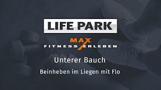 Training mit Flo 08 – Unterer Bauch – Beinheben im Liegen