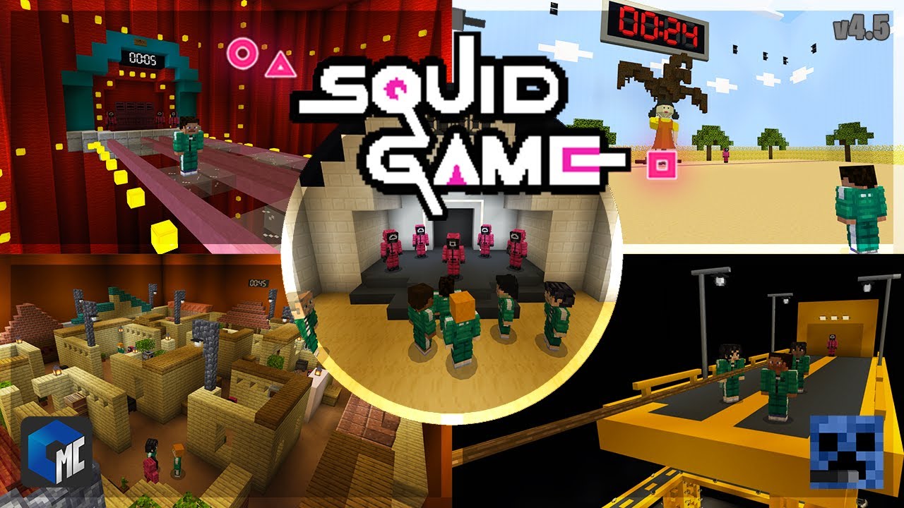 Squid Game (MAP MINECRAFT BEDROCK) Minecraft Map