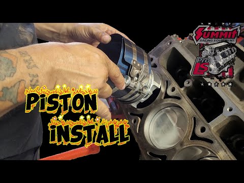 Installing Our Summit Pro Ls Pistons & Rods In Our Boosted 5.3 (C.C. Build)