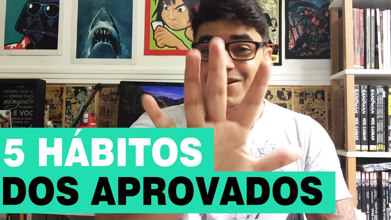 5 HÁBITOS DOS APROVADOS EM CONCURSO