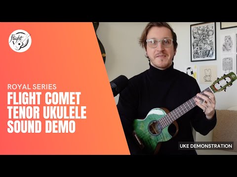 Демонстрация звучания укулеле Flight Comet Tenor EQ-A