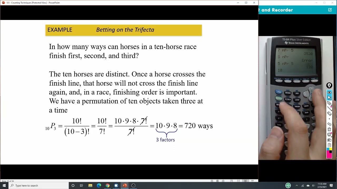 Elementary Statistical Methods - 5.5 Counting Techniques