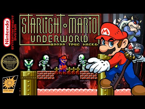 Starlight Mario: Underworld - Hack of Super Mario Bros. [NES]