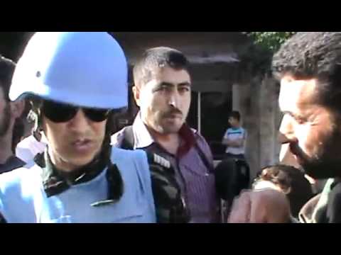 لقاء الرائد أحمد بحبوح مع لجنة المراقبين الدوليين