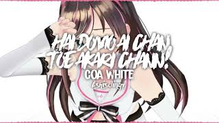 Musik-Video-Miniaturansicht zu hai domo ai chann toe akari chann (はい ども 愛 ちゃん とえ あかり ちゃん!) Songtext von Coa White