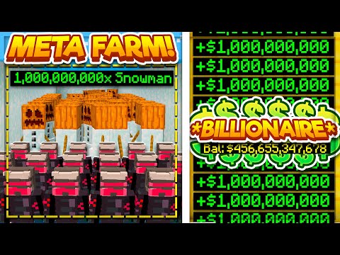 I BUILT THE BEST SKYBLOCK MONEY FARM ON THE SERVER! |1.8- 1.19+ EnchantedMC Minecraft Skyblock