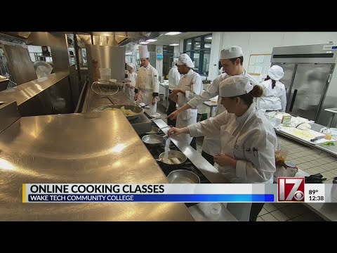 Wake Tech Community College has online cooking classes