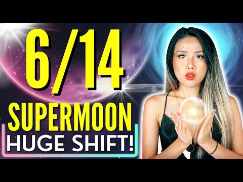 Full Moon June 14th - SuperMoon in Sagittarius | A Potent Shift That Could Change Your Life ✨🌕
