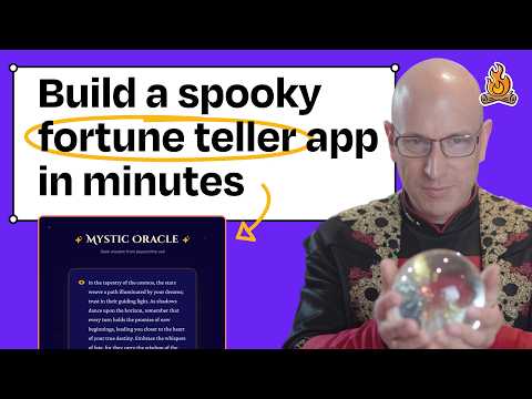 Vibe-coding a kid-friendly AI fortune teller for your Halloween festivities | Marco Casalaina