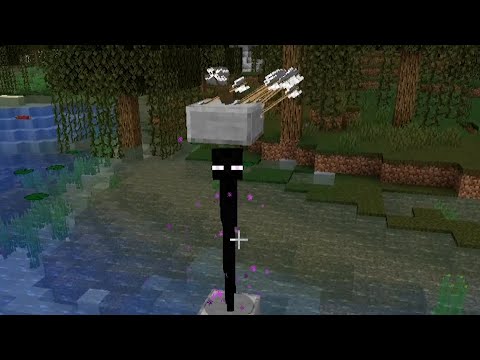 how enderman run away
