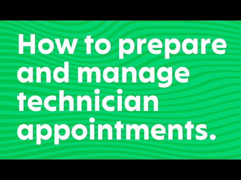 Fizz - How to prepare and manage technician appointments?