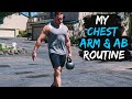 Chest Arms & Ab Workout For Size & Strength | Power Building Season 2 Episode 3