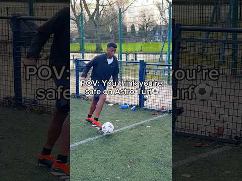 POV: You think you’re safe on Astro Turf⚽️ #football #footballshorts