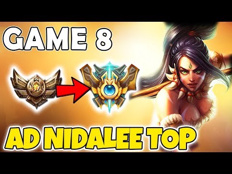 GBAY99 NIDALEE TOP BUILD! BRONZE TO CHALLENGER (Game 8) Pre Season 10 - League of Legends
