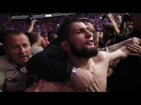 Полное Видео Драки После Боя Хабиб Нурмагомедов vs. Конер Макгрегор