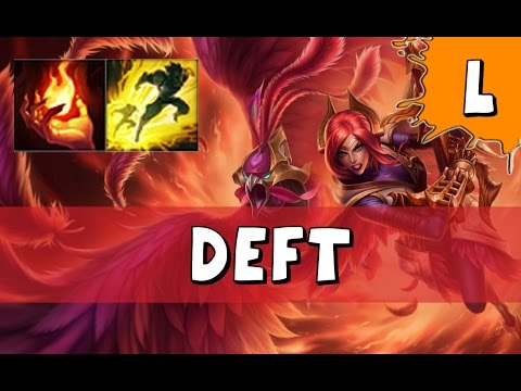Deft as Quinn vs Ezreal MID - S6 Challenger SoloQ - League of Legends