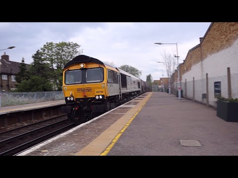*EURO* 66794 passes Bellingham with a China clay train
