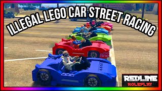 ILLEGAL LEGO CAR STREET RACE | RedlineRP EP.1