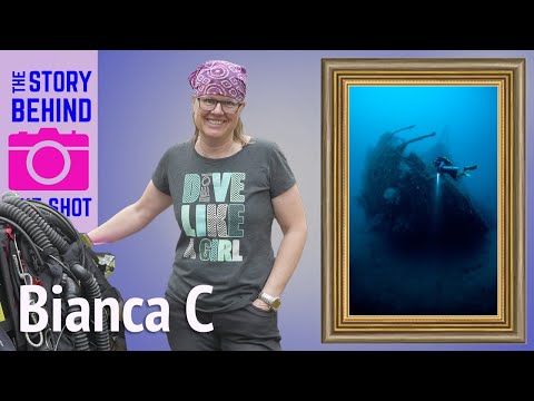 How a Pro Underwater Scuba Photographer Shoots a Deep Caribbean Shipwreck
