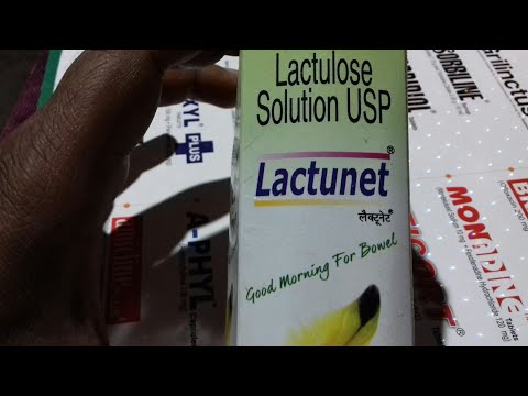 Lactunet solution for constipation