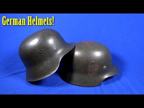 Original German WW2 Helmets - M42 Ex SD Waffen SS - M35 Ex DD Polizei - New Purchase!