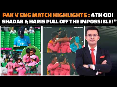 Pakistan vs England 4th ODI match complete highlights 2026 today.