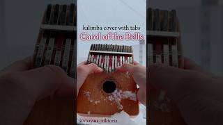 ❄️Carol of the Bells❄️ #kalimba #cover #tabs #калимба #tutorial #кавер