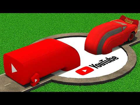 LONG CARS vs YOUTUBE PORTAL in Teardown