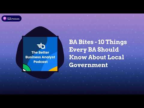 10 Things Every BA Should Know About Working in Local Government