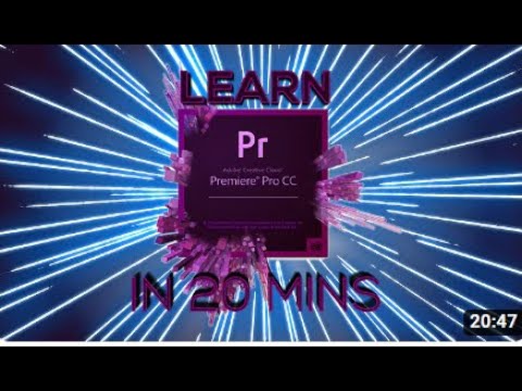 LEARN PREMIERE PRO IN 20 MINUTES ! - Tutorial For Beginners (2021)