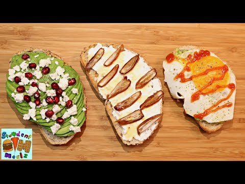 3 Easy Breakfast Sandwiches