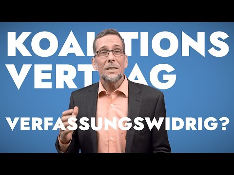 Koalitionsvertrag verfassungswidrig?