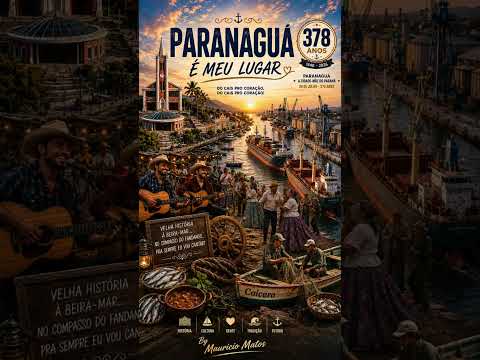 🌊⚓ PARANAGUÁ GANHOU UMA NOVA CANÇÃO! 🎶🇧🇷