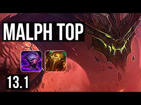 MALPHITE vs GRAGAS (TOP) | 68% winrate, 0/1/9 | KR Diamond | 13.1