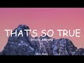 Gracie Abrams That S So True Lyrics Loop Video