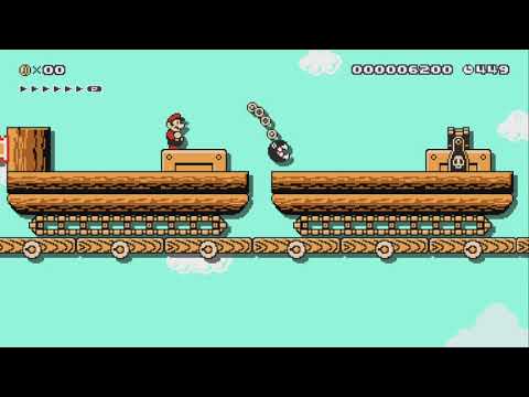 Retake the Skyrail by Danno - SUPER MARIO MAKER - NO COMMENTARY 1bh