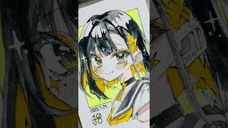 ⚡️毎日アナログ原画制作チャレンジ中！✍🏻 #アナログイラスト #drawing #animeart  #shorts