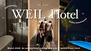 IPOH HOTEL VLOG ⭐️ WEIL hotel | Room Tour, Breakfast Buffet & Rooftop Views 🇲🇾