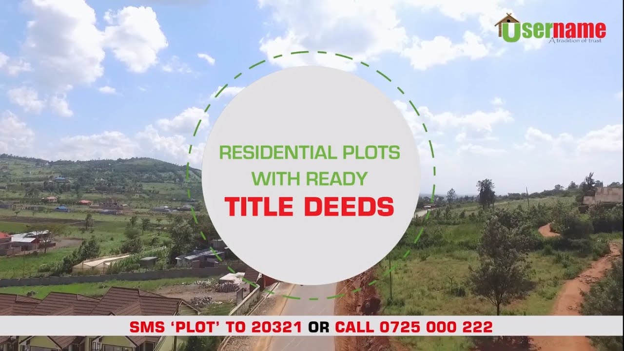 Affordable Land for Sale in Ngong Town  | Ngong Meadows | Kshs 599,000