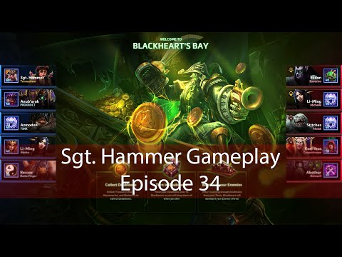 Heroes of the Storm: Sgt. Hammer Gameplay Episode 34