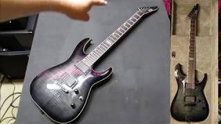 Video thumbnail for ESP LTD MH401B FM Baritone Guitar Review by Kamicosmos