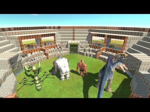 The team of one shots VS Every faction EP01 [The Raptor Boi Request] Animal Revolt Battle Simulator