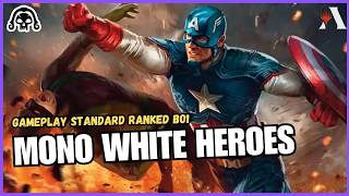 🛡️ OS HERÓIS TURBINARAM O MONO WHITE! | Marvel Super Heroes MTG Arena
